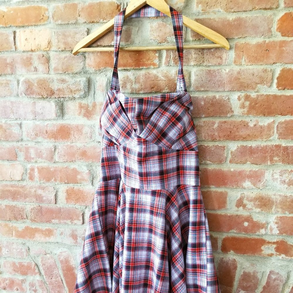 ModCloth-Vintage Style Halter Sun Dress